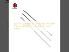 801439 IX6 Λεπίδα Κοπής – Διπλή Οπή 310x7x2mm & Μονή Οπή 308x7x2mm για τη Βιομηχανία Κλωστοϋφαντουργίας & Εσωρούχων